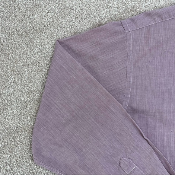 Vintage Christian Dior Shirt Adult Neck 15.5 Pink Button Up Designer Preppy Men - Picture 2 of 12